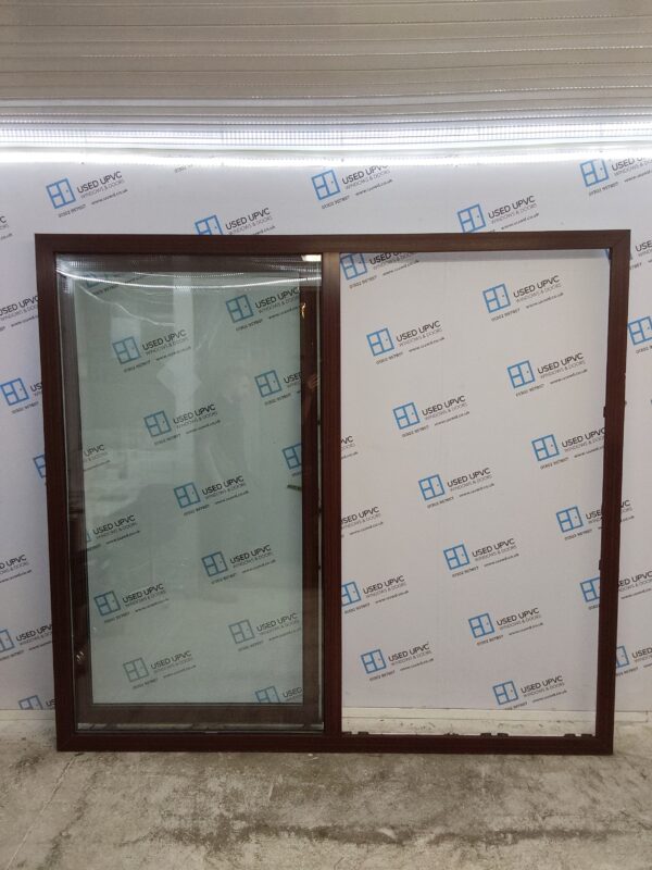 Used Woodgrain Upvc Sliding Patio Doors 2275mm x 2085mm EA9 - Image 4