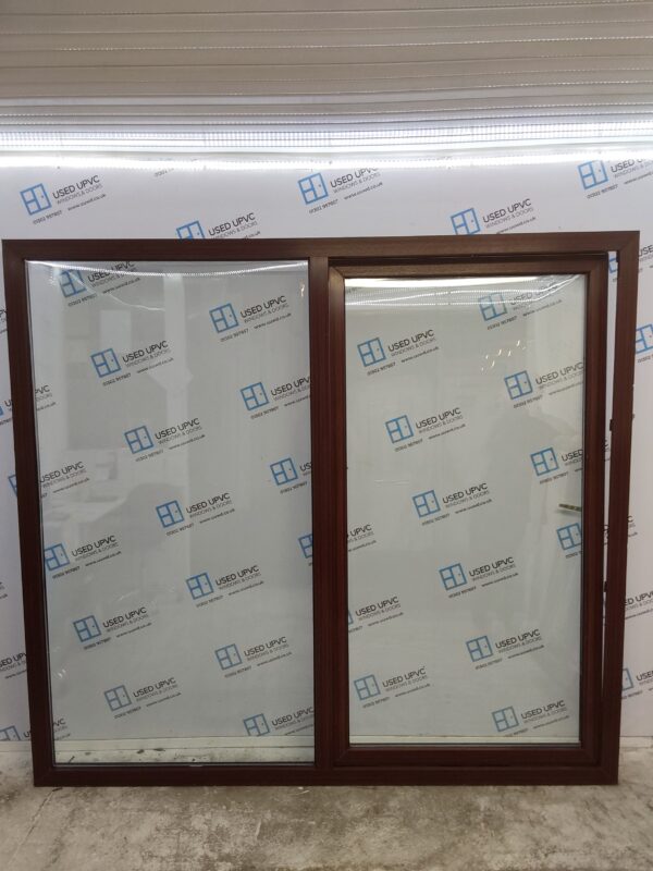 Used Woodgrain Upvc Sliding Patio Doors 2275mm x 2085mm EA9 - Image 3