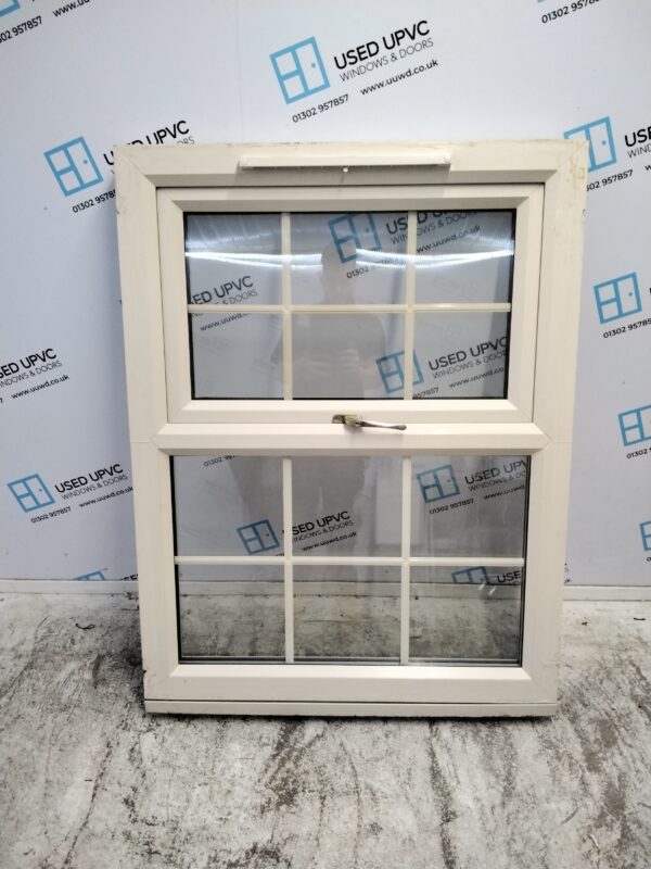Used Cream Upvc Window 905mm x 1190mm LW0083 - Image 2