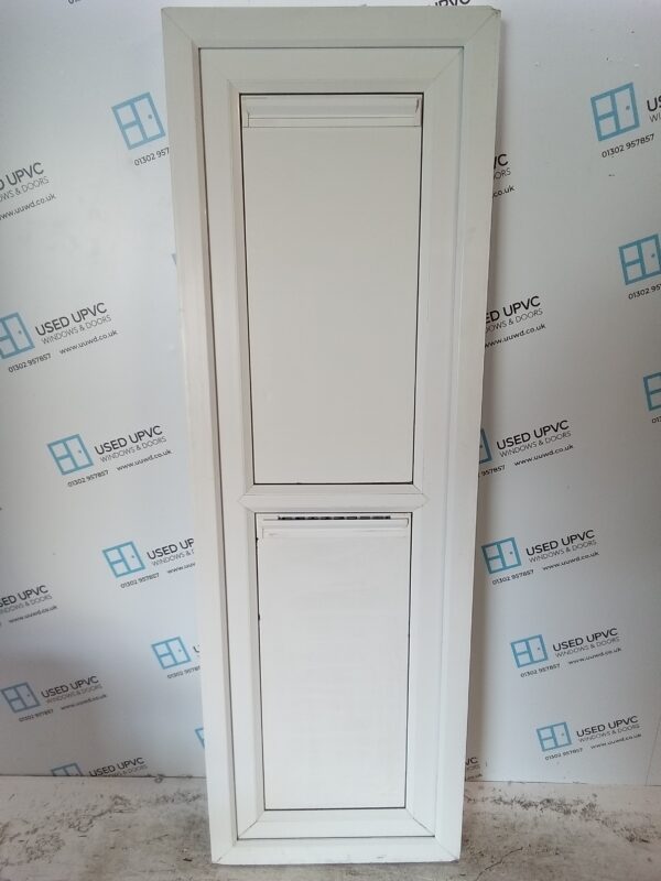 Used White Upvc Back Door (outwards opening) 680mm x 2075mm C6059 - Image 2