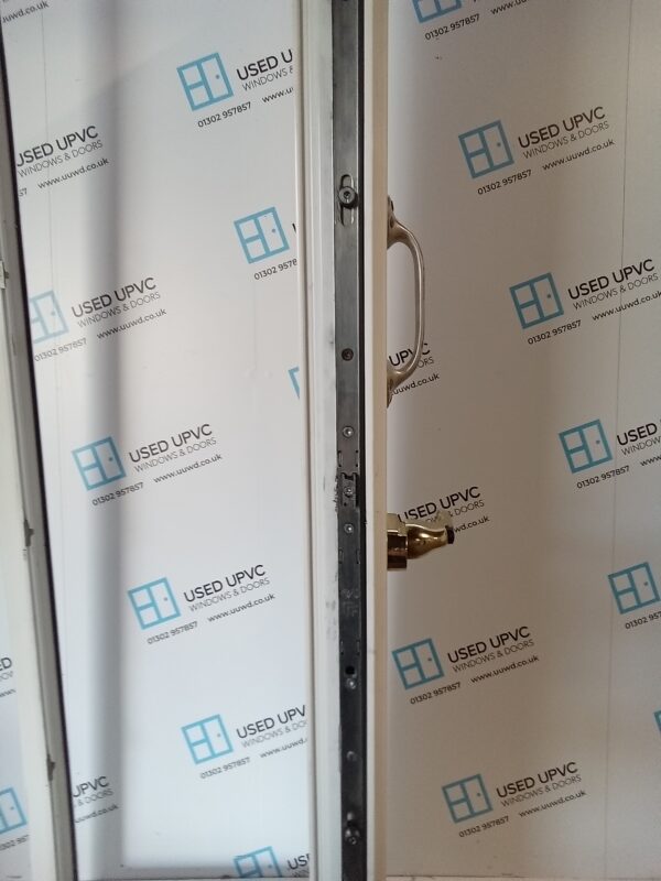 Used White Upvc Back Door (outwards opening) 680mm x 2075mm C6059 - Image 5
