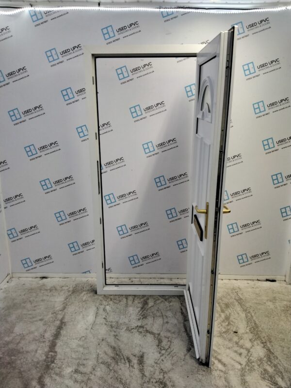 Used White Upvc Front Door 880mm x 2040mm 0126 - Image 3