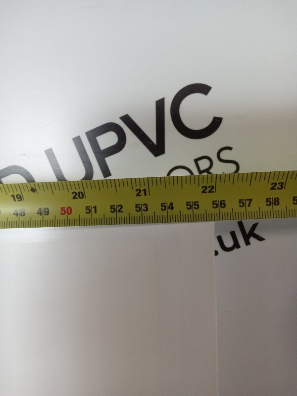 Used White Upvc Front Door Panel 558mm x 1773mm x 28mm UFDP0049 - Image 2