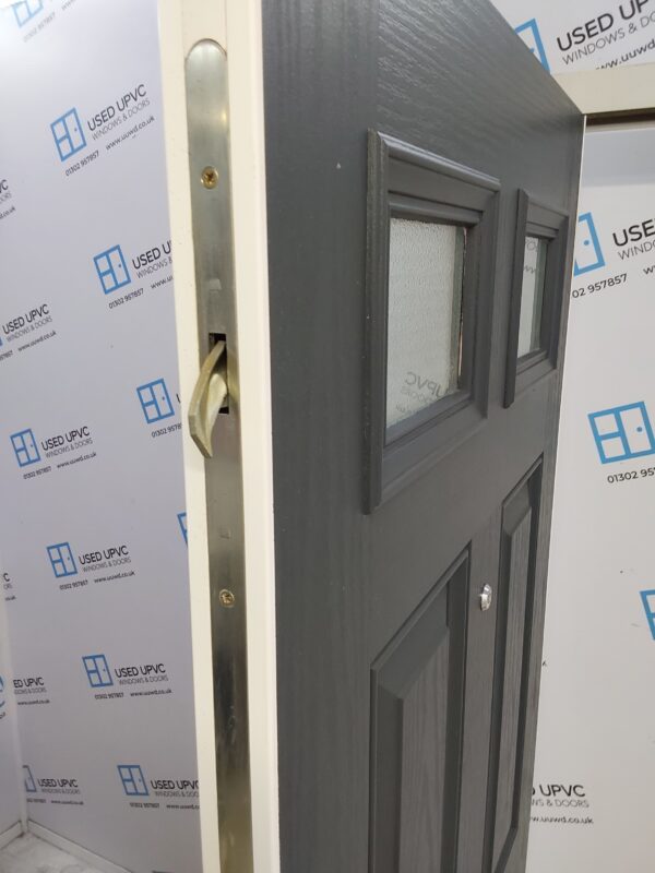 Used Anthracite Grey Composite Front Door 920mm x 2025mm C1055 - Image 6