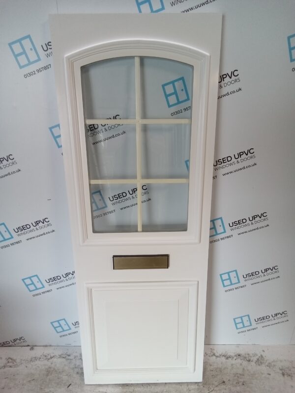 Used White Upvc Front Door Panel 615mm x 1694mm x 28mm UFDP0050 - Image 4