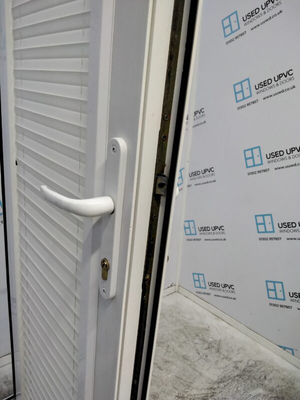 Used White French door and sides 1805mm x 2040mm EA9 - Image 10