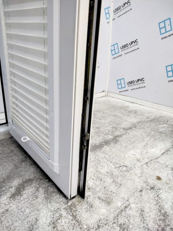 Used White French door and sides 1805mm x 2040mm EA9 - Image 9