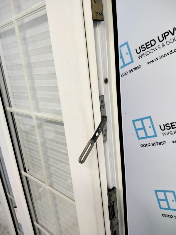 Used White French door and sides 1805mm x 2040mm EA9 - Image 11