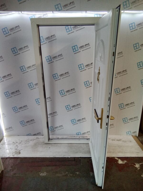 Used White Upvc Front Door 980mm x 2110mm 0706 - Image 5