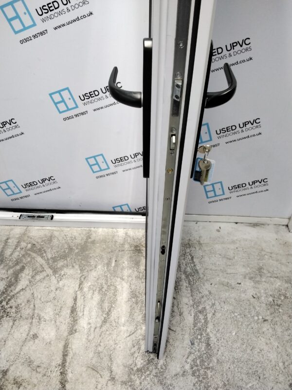 Used Anthracite Grey Upvc French Doors 1340mm x 2065mm EA29 - Image 5
