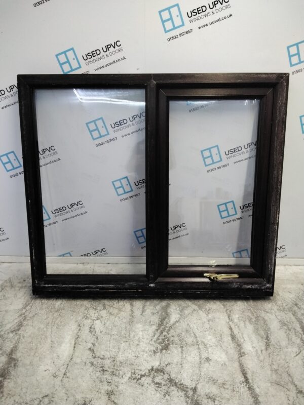 Used Rosewood Upvc Window 1215mm x 1065mm LW0062 - Image 2