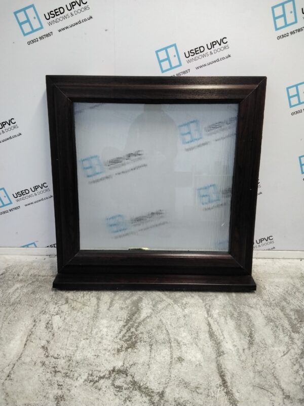 Used Rosewood Upvc Window 920mm x 915mm C2026