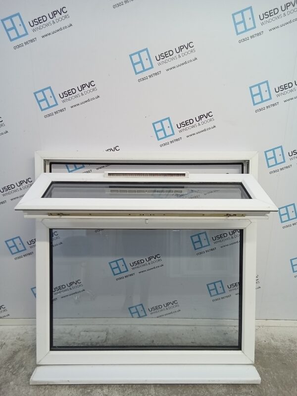 Used White Upvc Window 1100mm x 1095mm C2001 - Image 3
