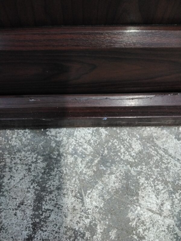 Used Rosewood Upvc Back Door 870mm x 2005mm 0891 - Image 8