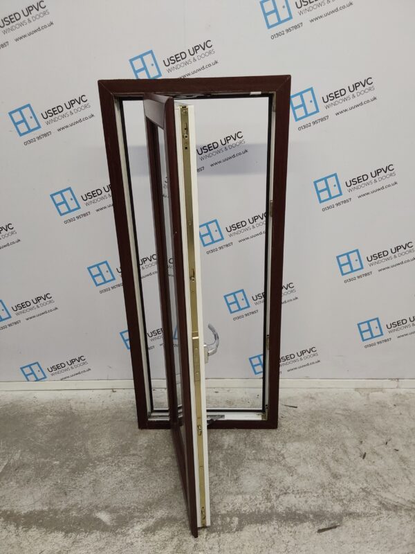 Used Woodgrain Upvc Window 565mm x 1300mm W0138 - Image 2