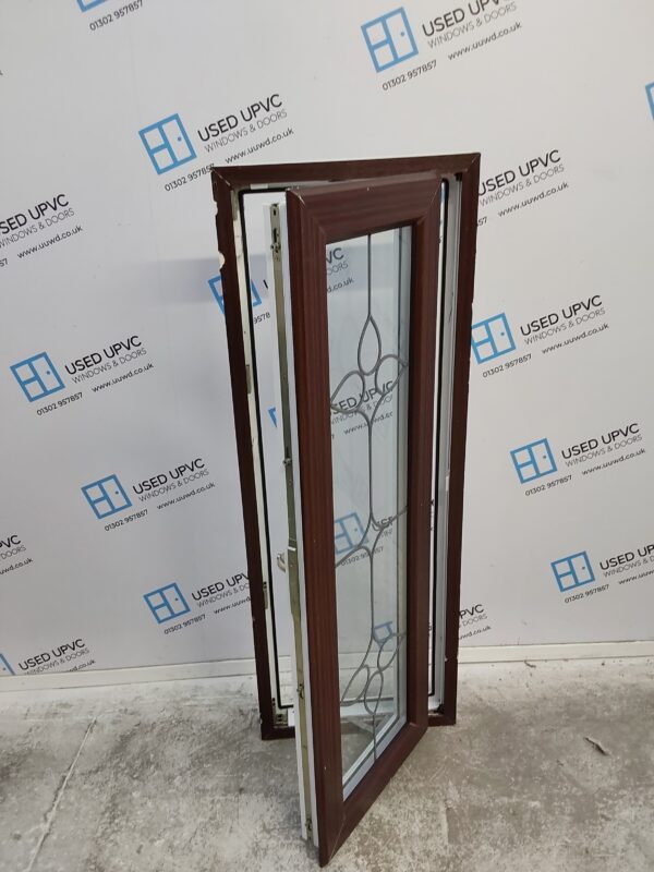 Used Woodgrain Upvc Window 460mm x 1265mm W0080 - Image 2