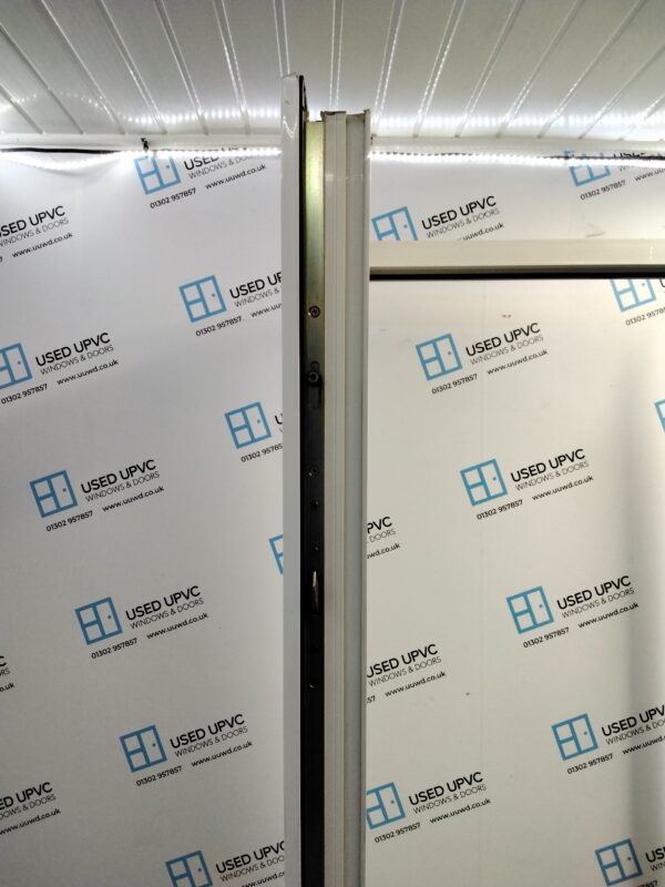 Used White Upvc Back Door 880mm x 2090mm C9D46 - Image 4