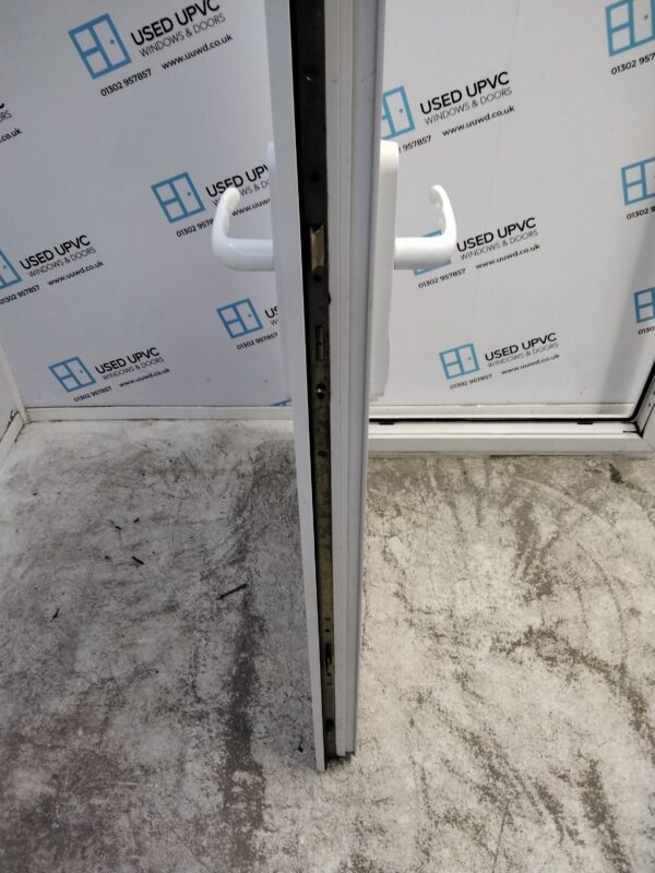 Used White Upvc Back Door 880mm x 2090mm C9D46 - Image 5