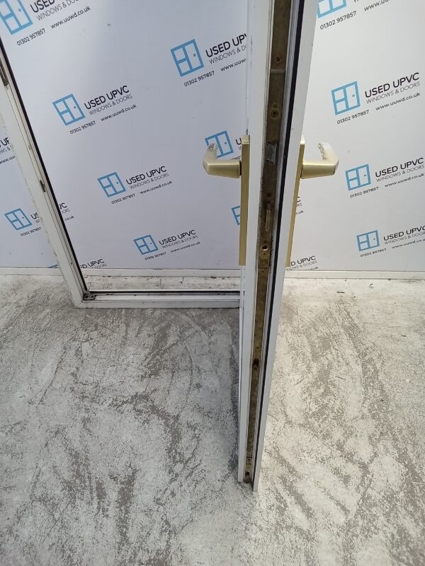 Used White Upvc Front Door 855mm x 2070mm C9D37 - Image 5