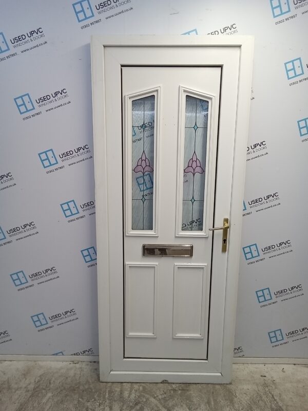 Used White Upvc Front Door 855mm x 2070mm C9D37