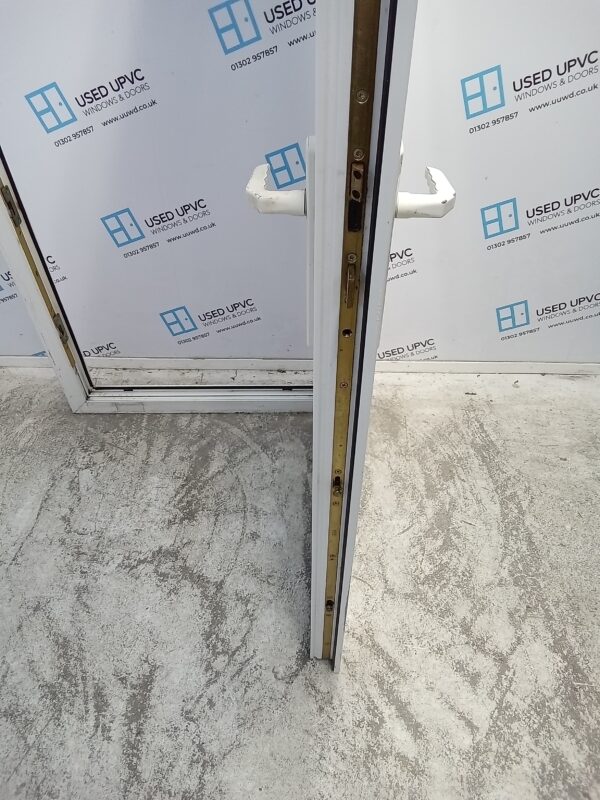 Used White Upvc Back Door 840mm x 2055mm C9D68 - Image 5