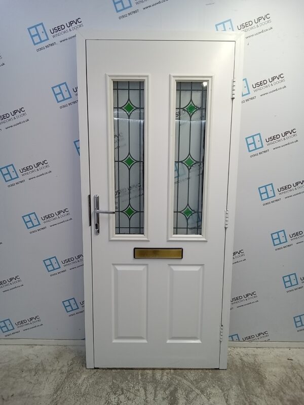Used White Composite Front Door 920mm x 2050mm C10D01 - Image 2