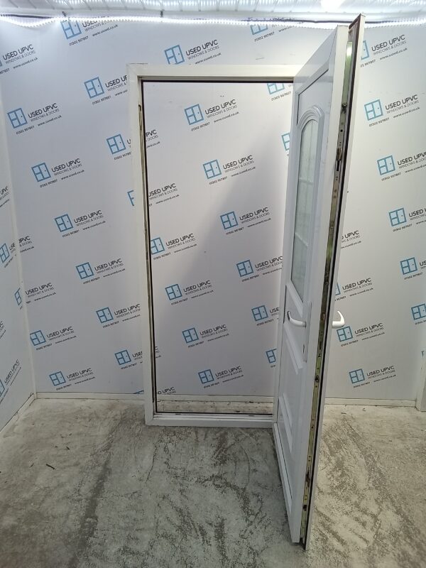 Used White Upvc Back Door 890mm x 2075mm C10D03 - Image 3