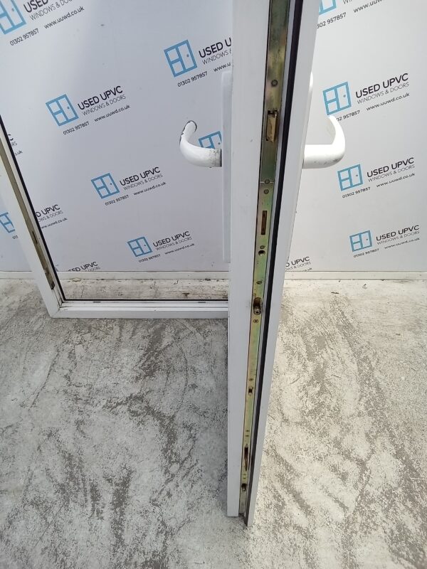 Used White Upvc Back Door 890mm x 2075mm C10D03 - Image 5
