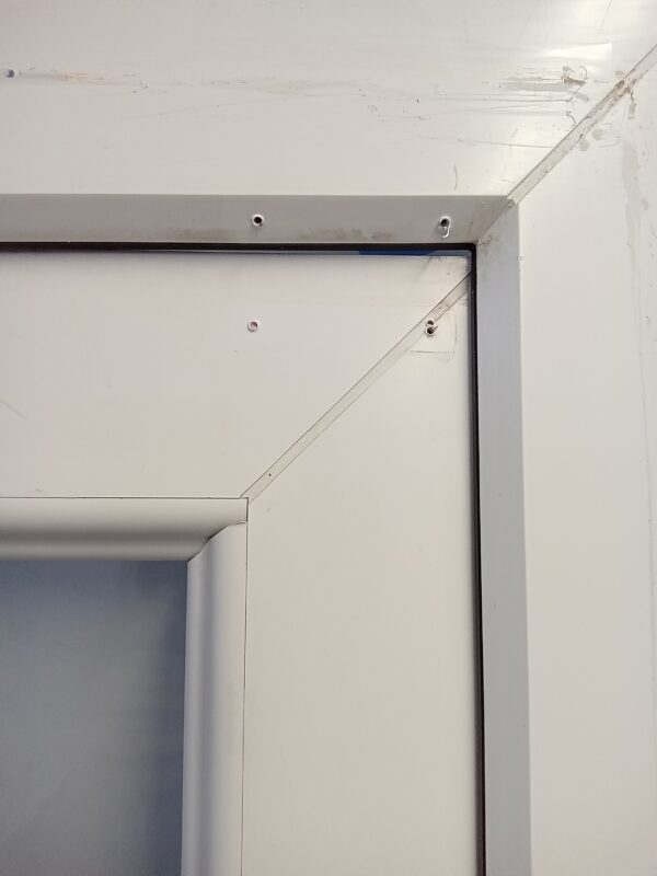 Used White Upvc Outward Opening Back Door 840mm x 2080mm C10D05 - Image 6