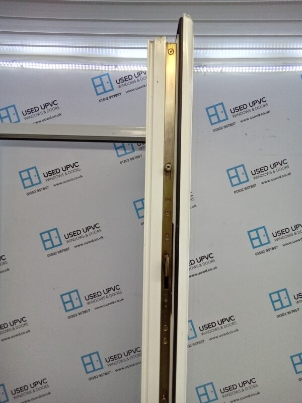 Used White Upvc Front Door 915mm x 2045mm (Reduce To 895mm x 2045mm) 0085 - Image 4