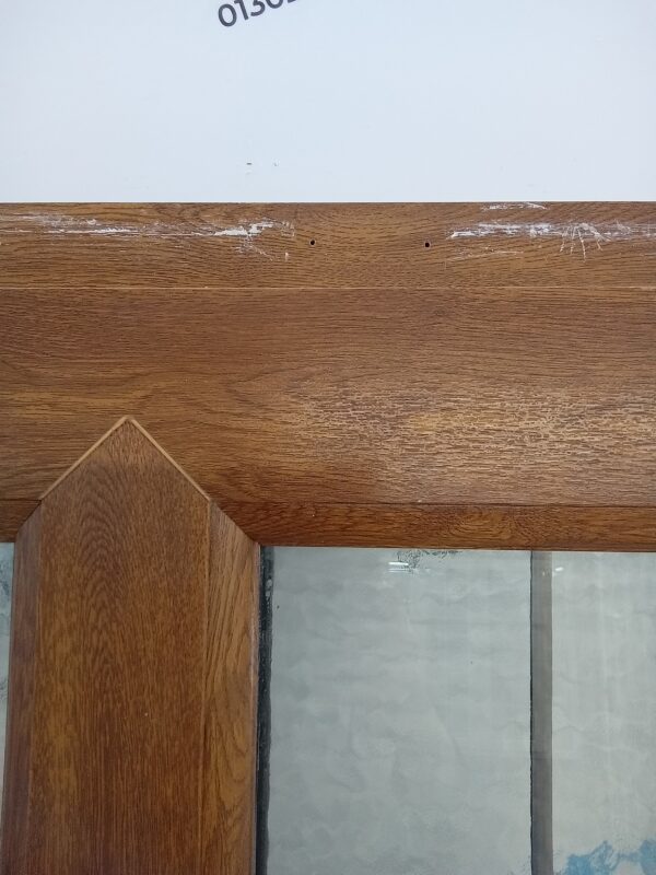 Used Oak Upvc Front Door 930mm x 2080mm 0451 - Image 6