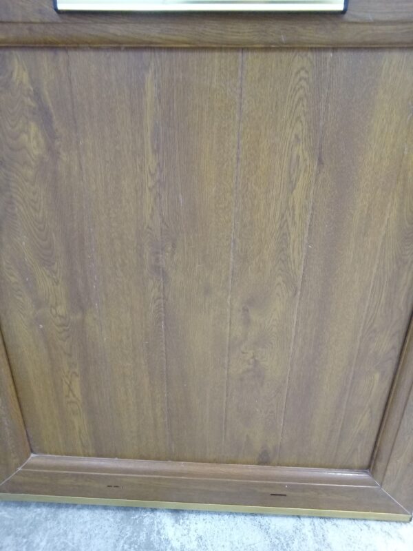 Used Oak Upvc Front Door 930mm x 2080mm 0451 - Image 7