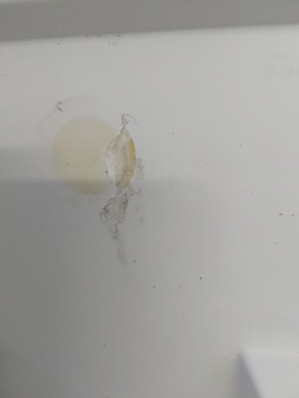 Used White Upvc Front Door 980mm x 2130mm (reduce to 940mm) 0617 - Image 4