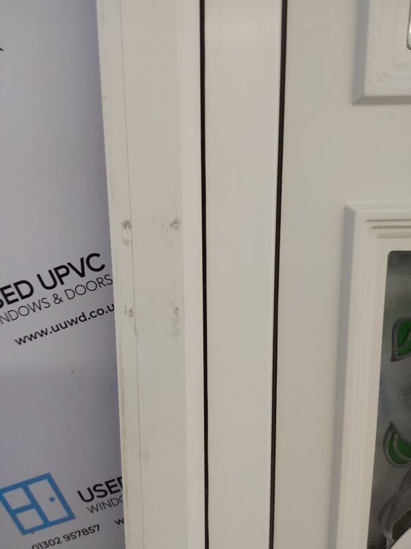 Used White Upvc Front Door 980mm x 2130mm (reduce to 940mm) 0617 - Image 5