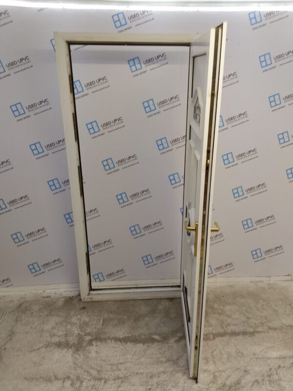 Used White Upvc Front Door 980mm x 2130mm (reduce to 940mm) 0617 - Image 3