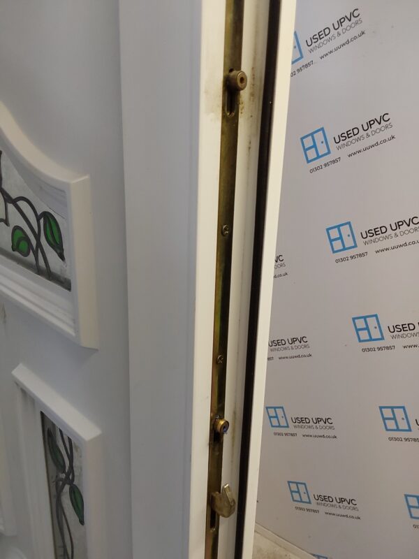 Used White Upvc Front Door 980mm x 2130mm (reduce to 940mm) 0617 - Image 6