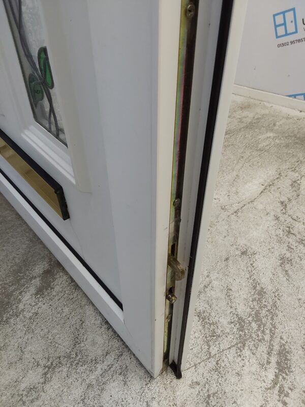 Used White Upvc Front Door 980mm x 2130mm (reduce to 940mm) 0617 - Image 8