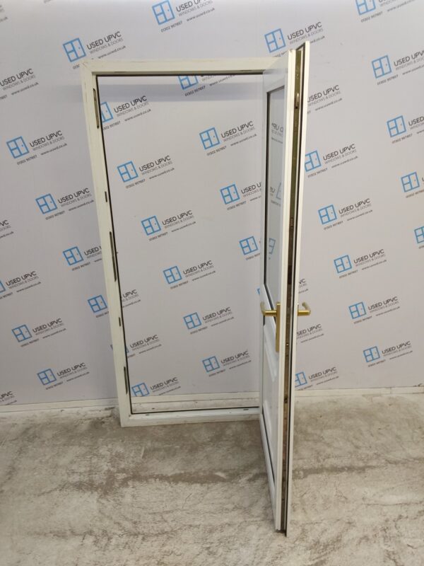 Used White Upvc Back Door 920mm x 2020mm 0291 - Image 3