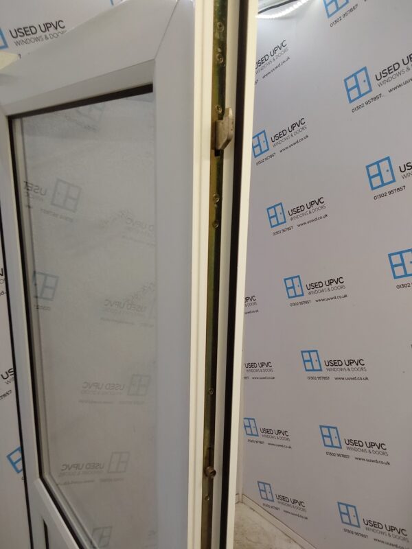 Used White Upvc Back Door 920mm x 2020mm 0291 - Image 4