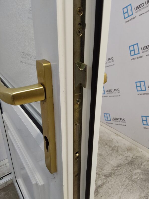 Used White Upvc Back Door 920mm x 2020mm 0291 - Image 5