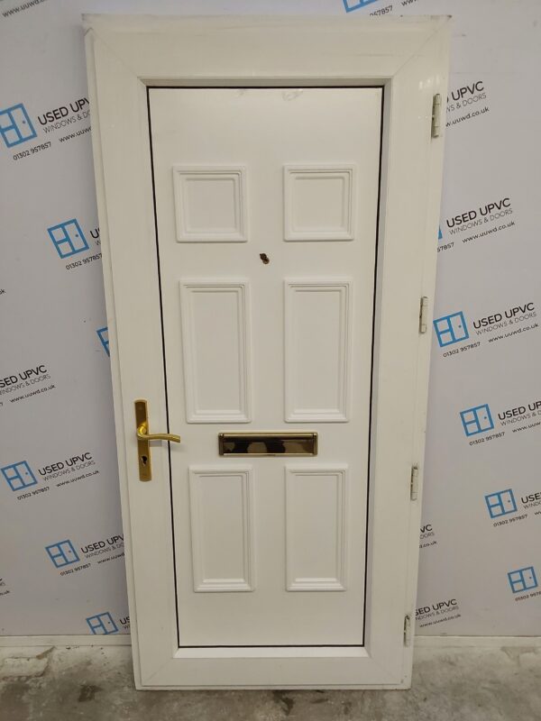 Used White Upvc Front Door 945mm x 2070mm 0261 - Image 2