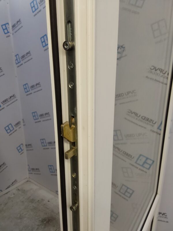 Used White Upvc Back Door 940mm x 2105mm 0230 - Image 4
