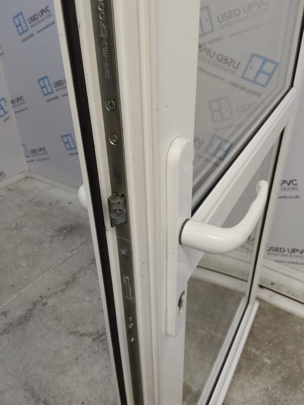 Used White Upvc Back Door 940mm x 2105mm 0230 - Image 5
