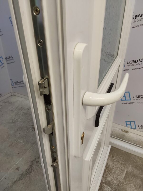 Used White Upvc Front Door And Side Panel 1350mm x 1975mm DS001 - Image 5