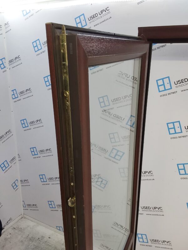 Used Woodgrain Upvc French Doors 1550mm x 2130mm EA20 - Image 8