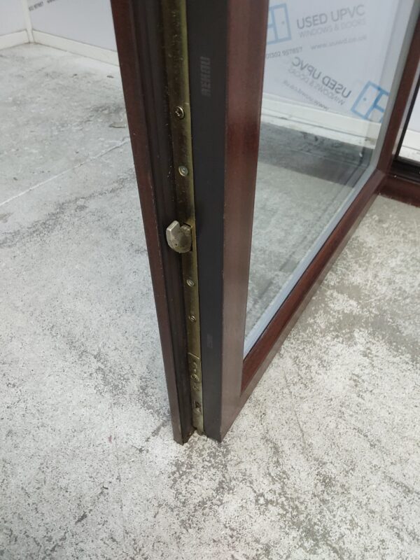 Used Woodgrain Upvc French Doors 1550mm x 2130mm EA20 - Image 10