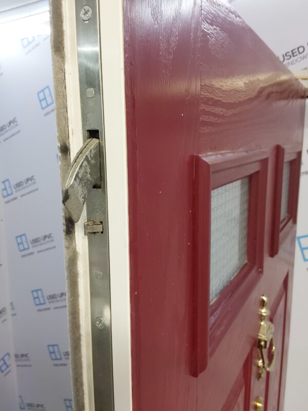 Used Red Composite Front Door 900mm x 2030mm 0762 - Image 7