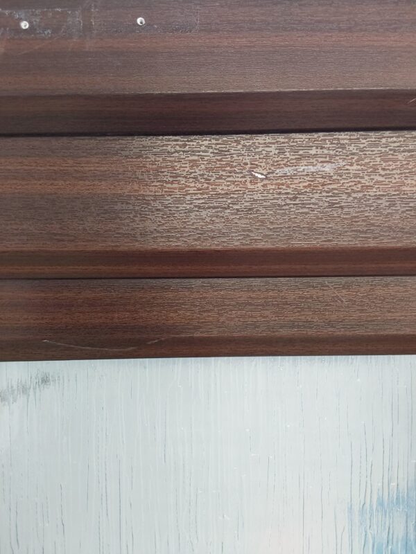 Used Woodgrain Upvc Back Stable Door 890mm x 2065mm (reduce to 870mm 0372 - Image 8