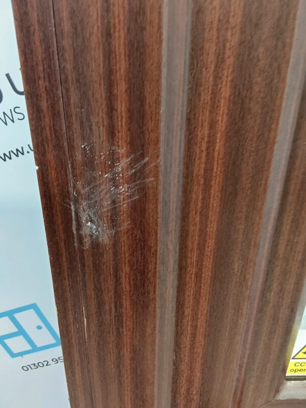 Used Woodgrain Upvc Back Stable Door 890mm x 2065mm (reduce to 870mm 0372 - Image 10