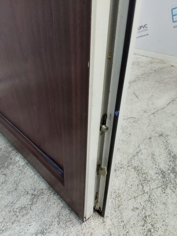 Used Woodgrain Upvc Back Stable Door 890mm x 2065mm (reduce to 870mm 0372 - Image 13